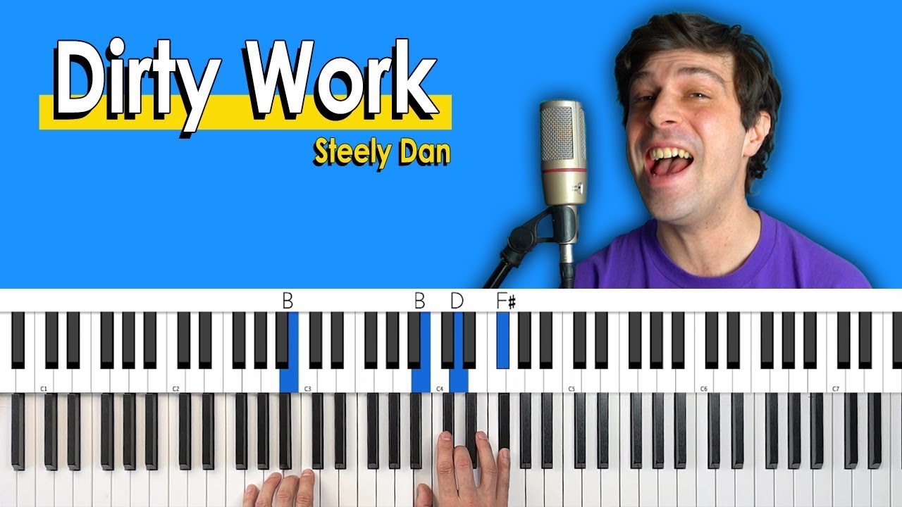 How To Play "Dirty Work" by Steely Dan [Piano Tutorial + Chord Chart]