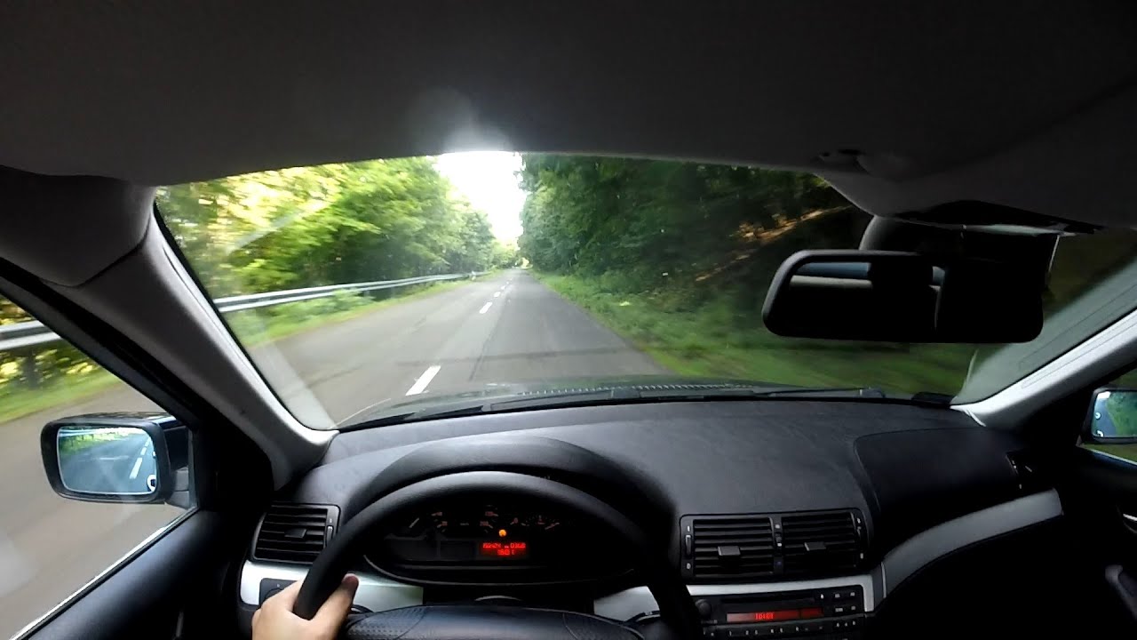 BMW E46 320i Test Drive onboard