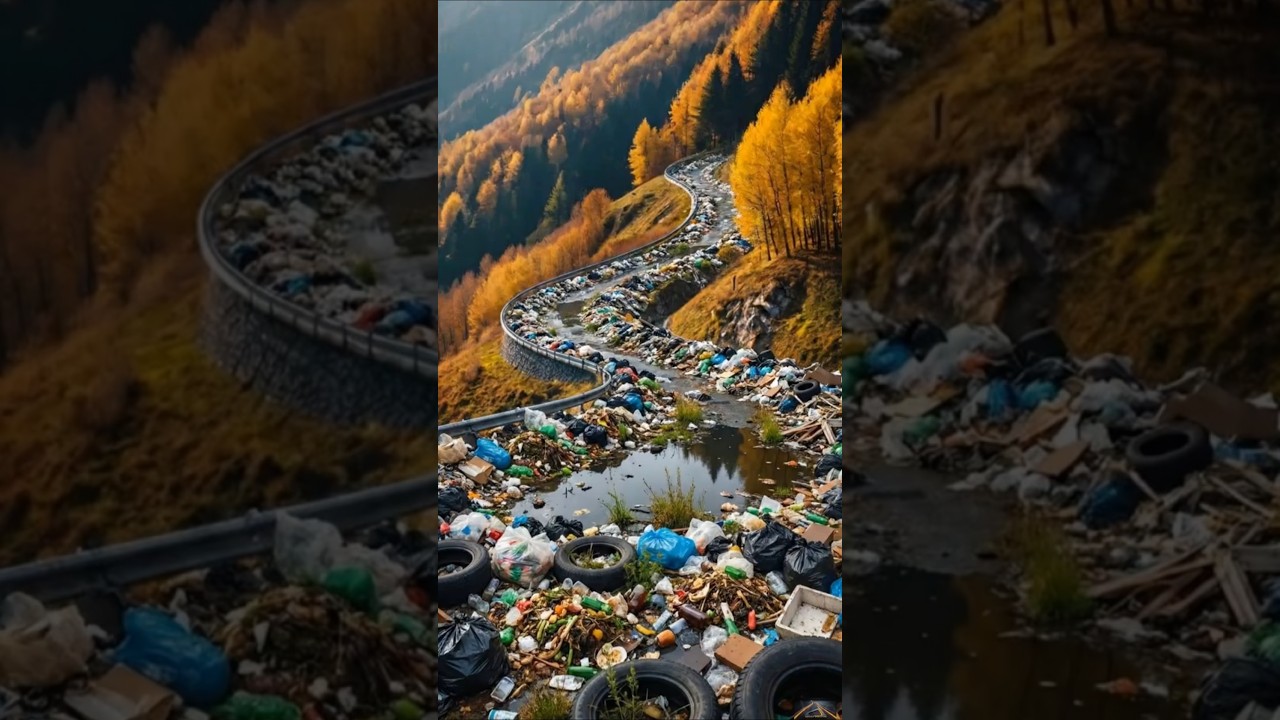Extreme Highway Restoration From Waste Dump to Modern Road #ai #road #highway