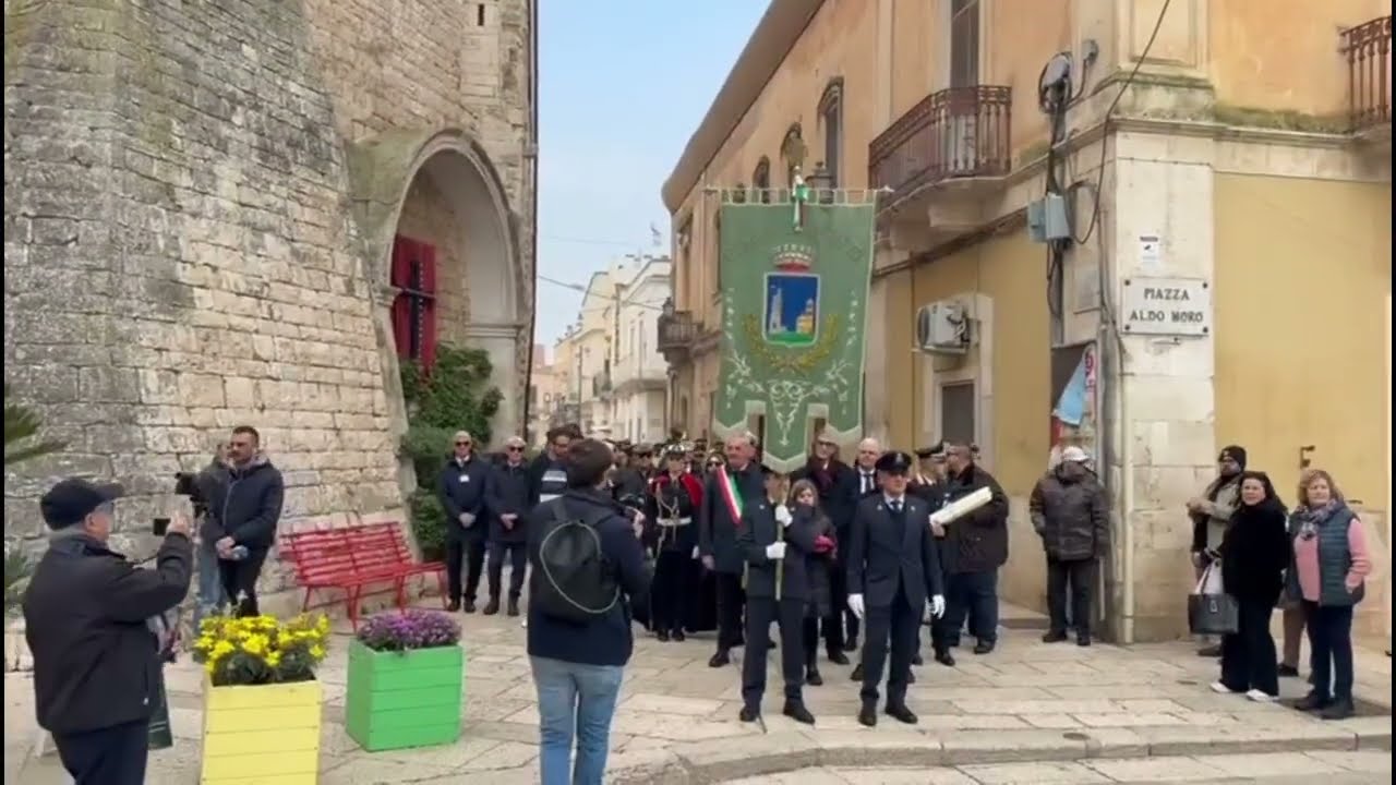 Aida e corteo dell' amministrazione comunale - Festa della Madonna di Costantinopoli a Bitritto 