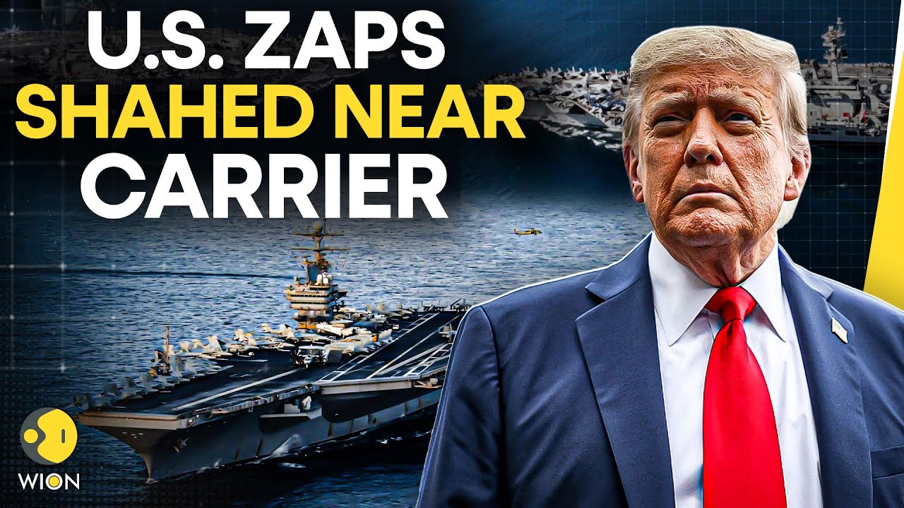 U.S. Navy Downs Iranian Drone Near Carrier in Arabian Sea Showdown | WION Originals
