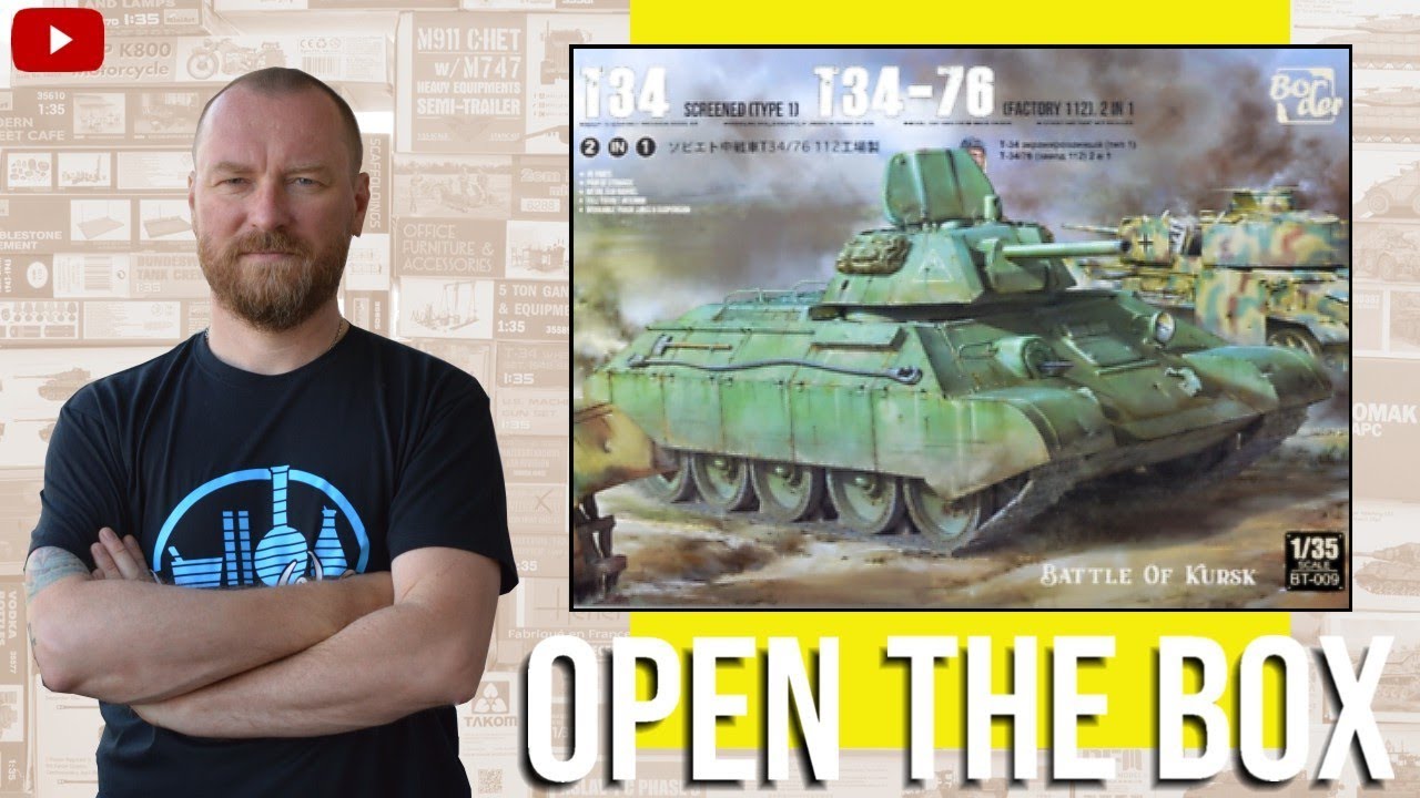 OPEN THE BOX: T-34/76 SCREENED REVIEW Border+Miniart+EurekaXXL