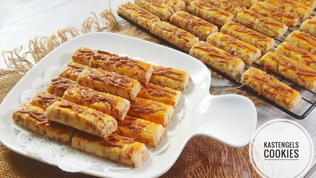 Kastengels Cookies Rangup dan Rapuh Tanpa Cetakan