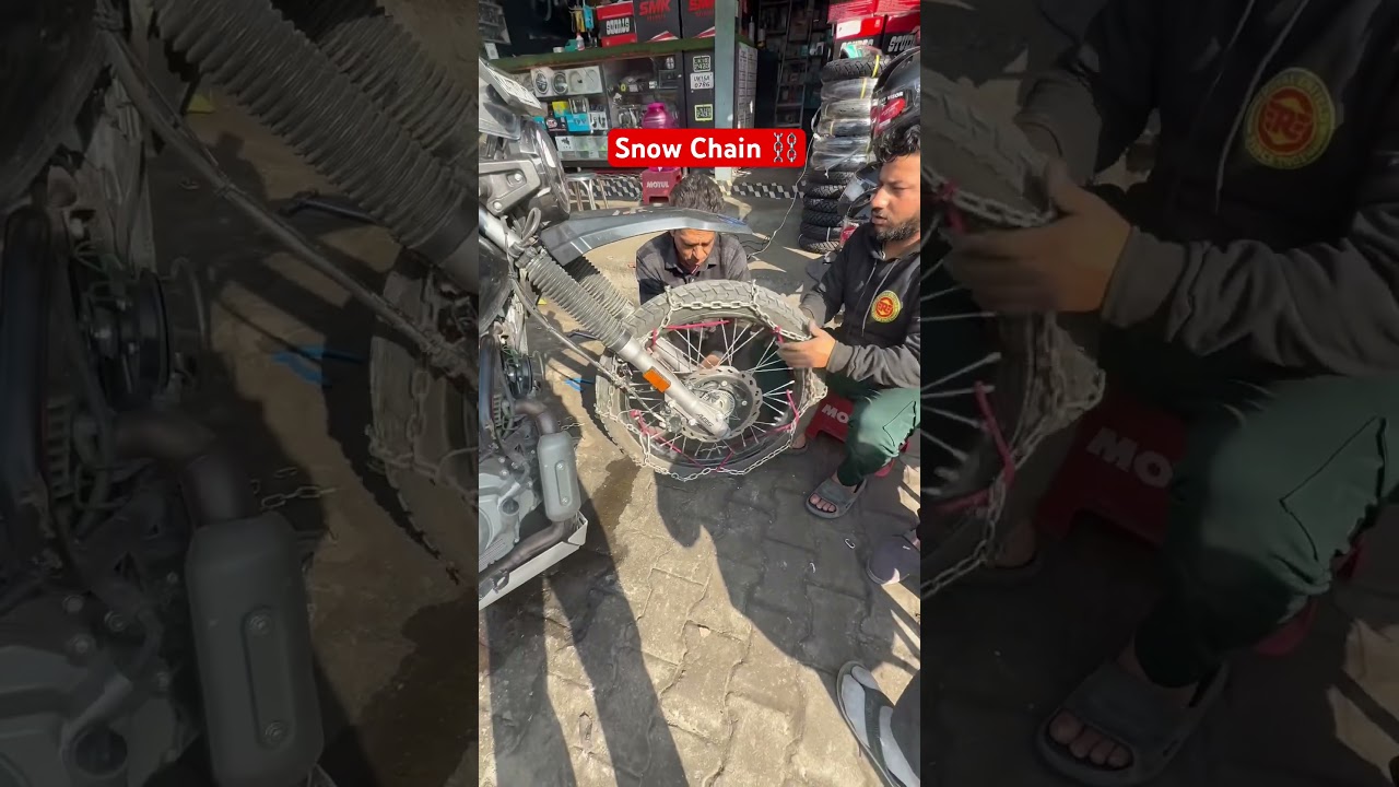 Snow Chain For All Bikes Whatsapp-9548316532 #snowchain #snowchains
