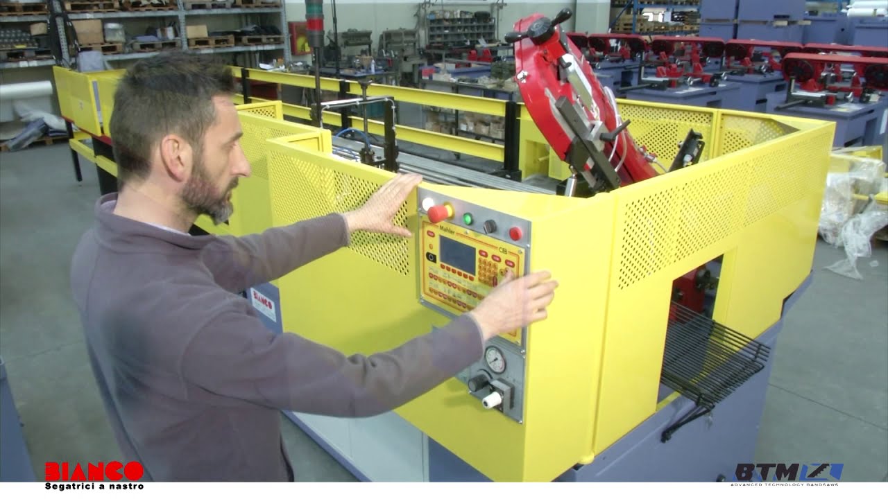 Segatrice Bianco 330 AF speciale caricatore tubi tondi