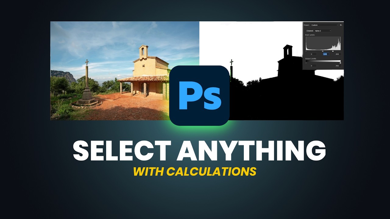Complex Photoshop Masking made easy with Calculations