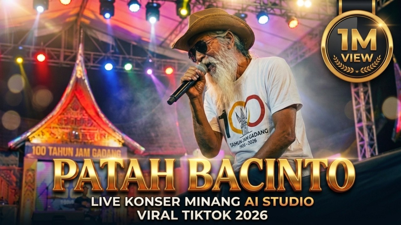 PATAH BACINTO 😭! Ribuan Penonton Nyanyi  Live Konser 100 Tahun Jam Gadang [MINANG AI STUDIO]