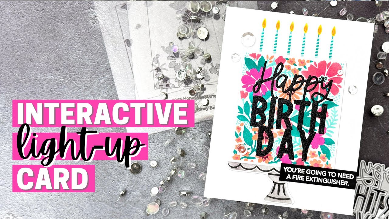 Interactive Light-Up Card - Chibitronics & Honey Bee Stamps