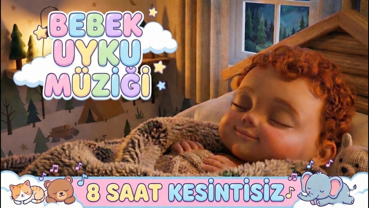 8 Hours Sleep Music for Babies 🌙
