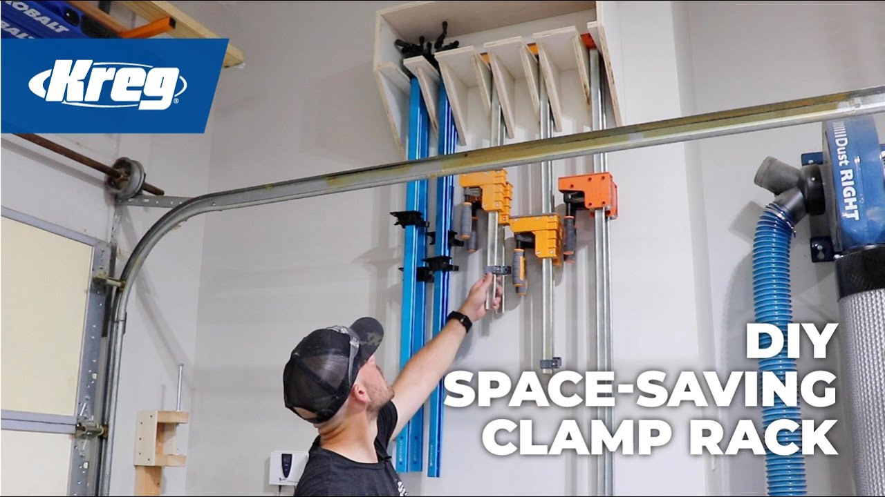 How to Build a Space-Saving Workshop Clamp Rack | Free Woodworking Project Plan