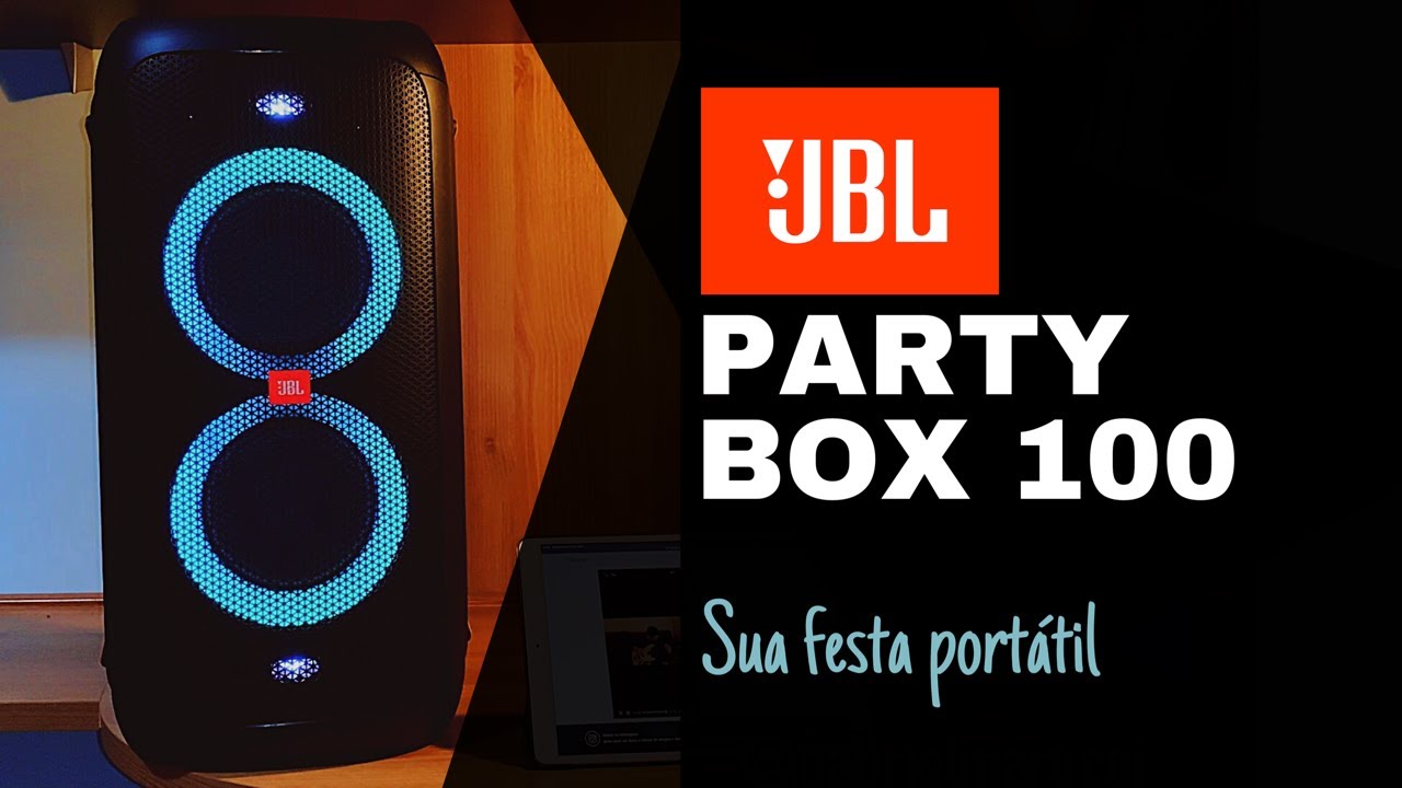 Melhor caixa bluetooth que já tive!!  - JBL PARTYBOX 100
