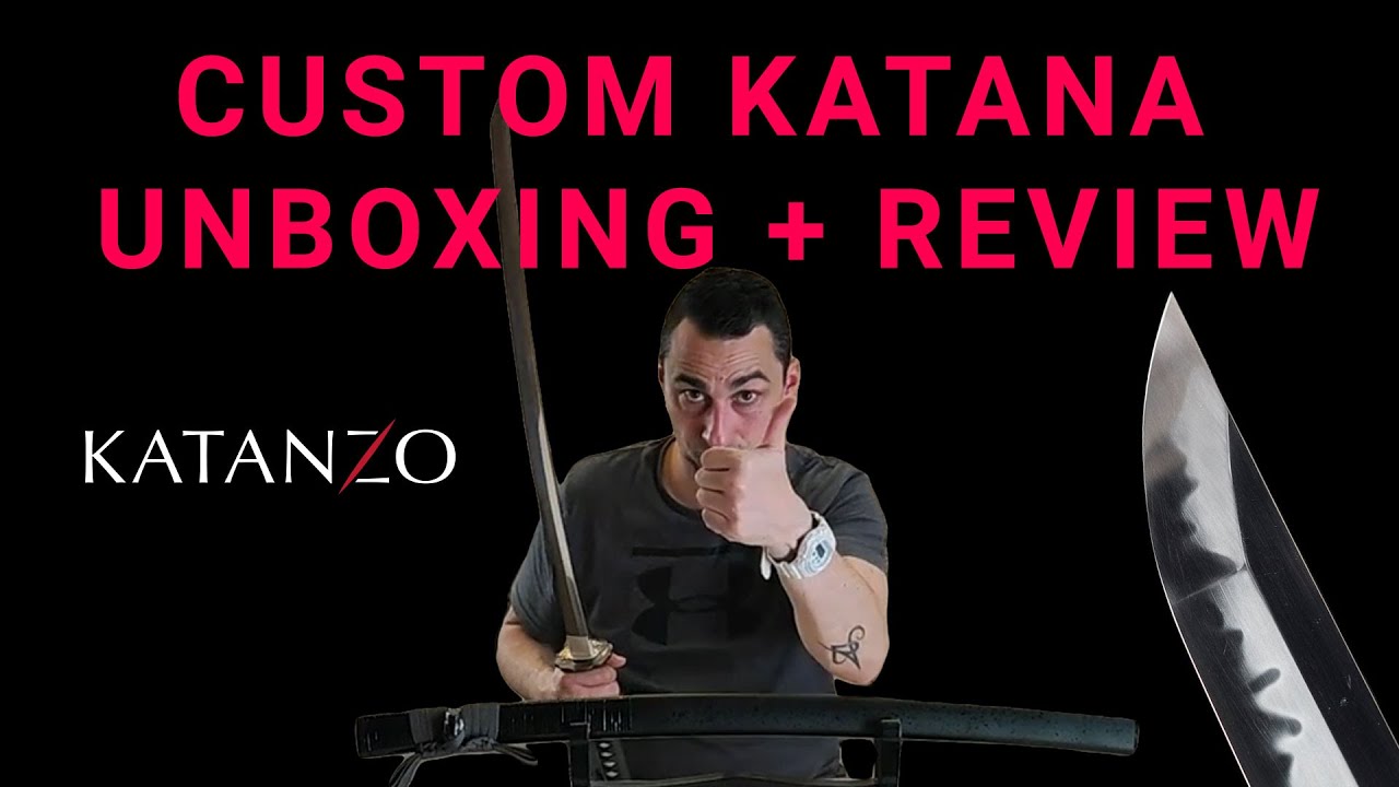 KATANZO Custom Katana Unboxing + Review - Thomas Ari