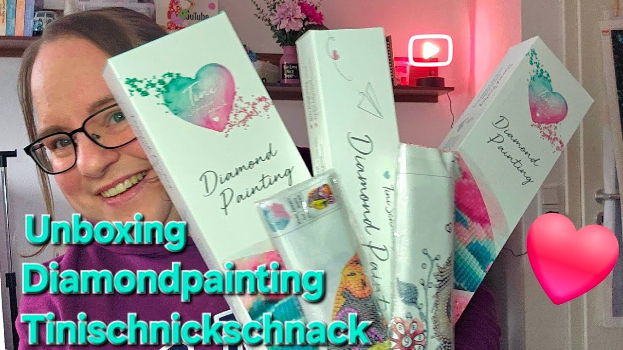 XXL Diamondpainting Haul von Tinischnickschnack 😅
