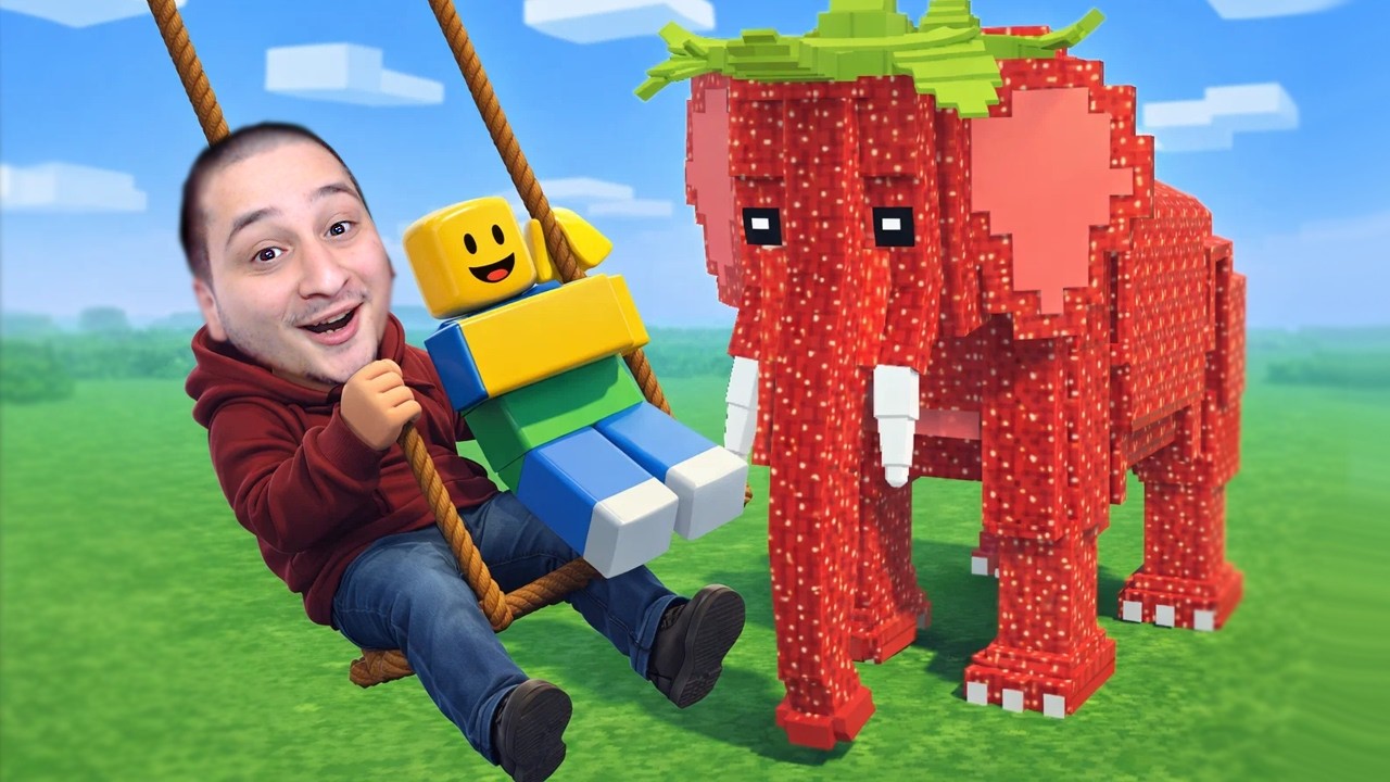 ბოლოში გადავხტი და აქ... Roblox Swing Obby for Brainrots