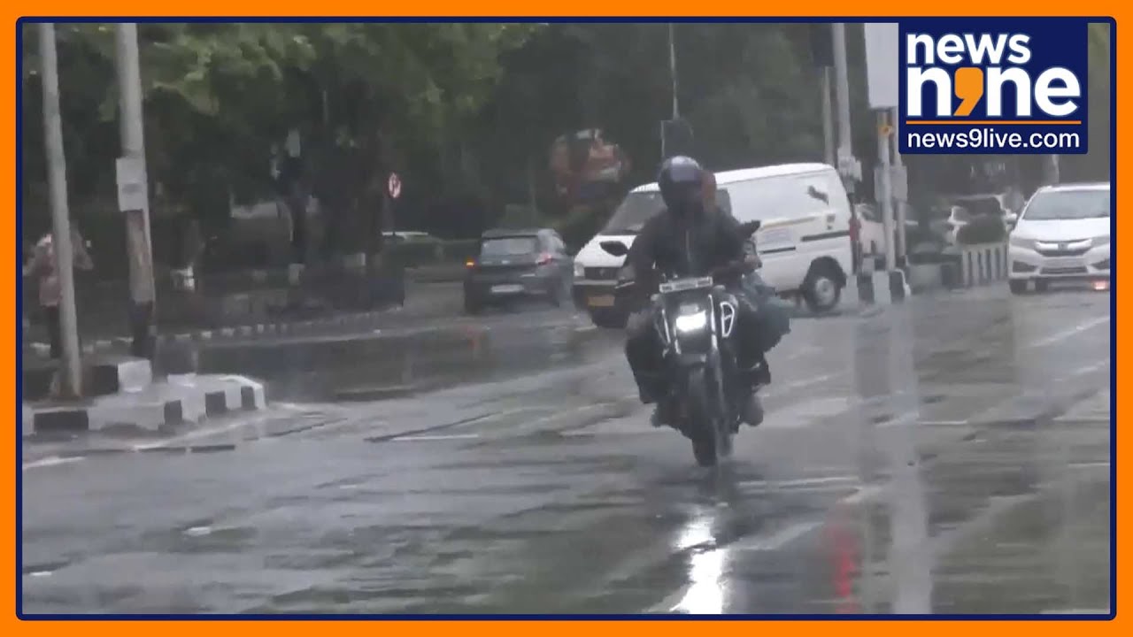 Mumbai Rains: Heavy Downpour Floods Streets, Disrupts Traffic | Monsoon 2025 Update | News9