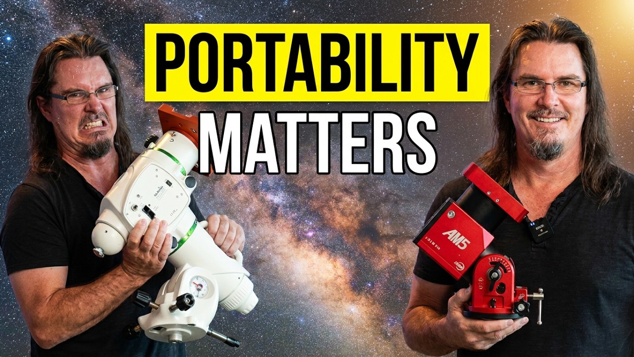 Portability Matters: EQ6-R Pro vs AM5 (Full Weight Breakdown) Sky Watcher and ZWO Head to Head🔭