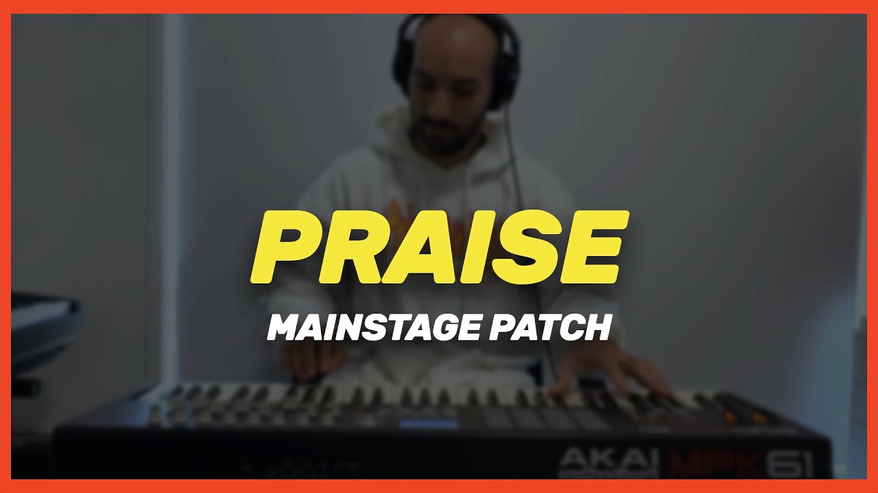 “Praise” - Elevation Worship - Mainstage Patch Keyboard Cover