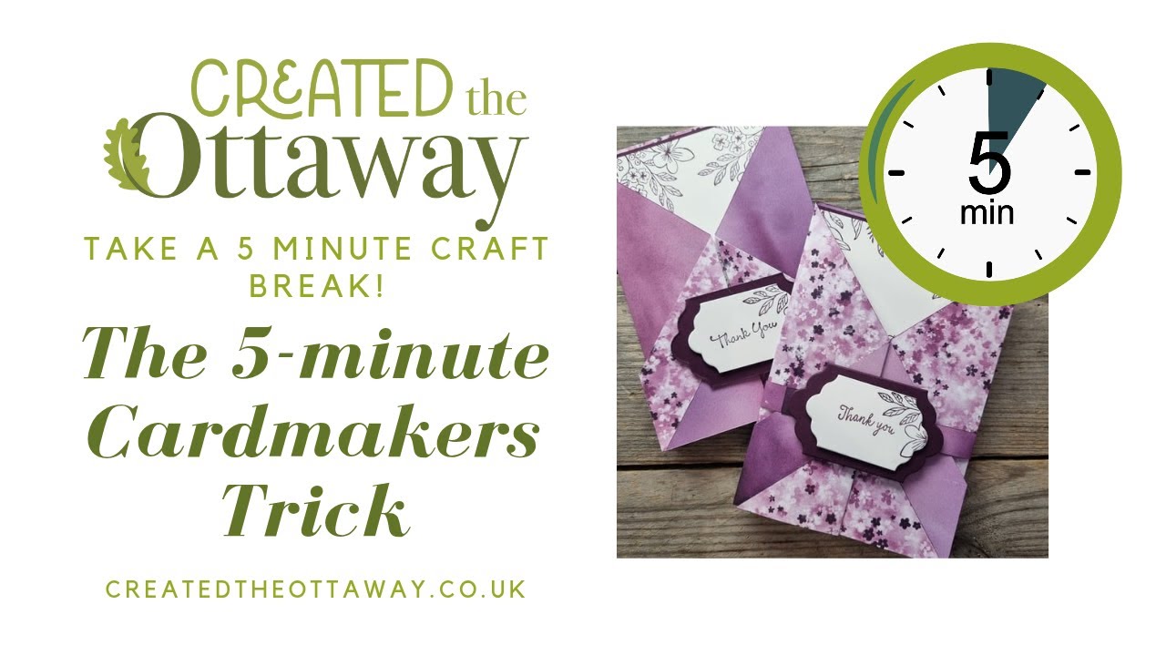 The 5-Minute Cardmaker’s Trick: 2 Cards from 1 Sheet!@Created the Ottaway