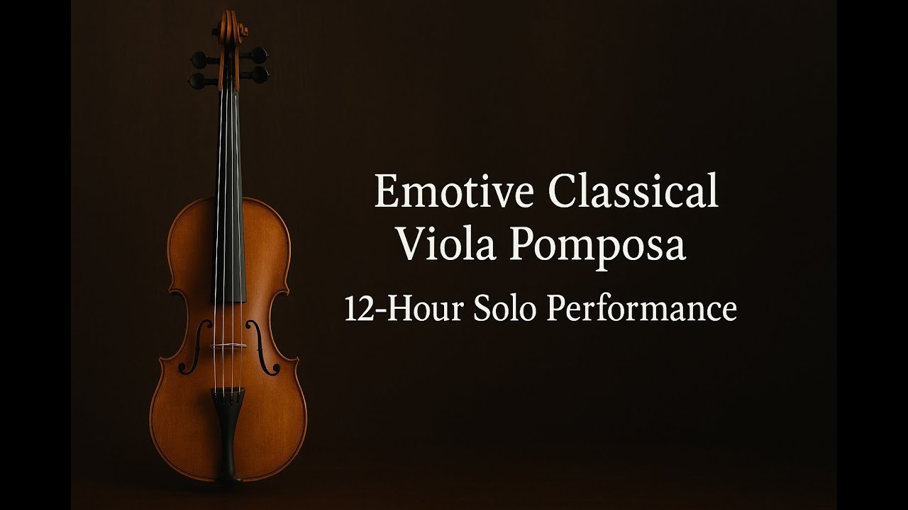 Emotive Classical Viola Pomposa – 12 Hour Solo Performance