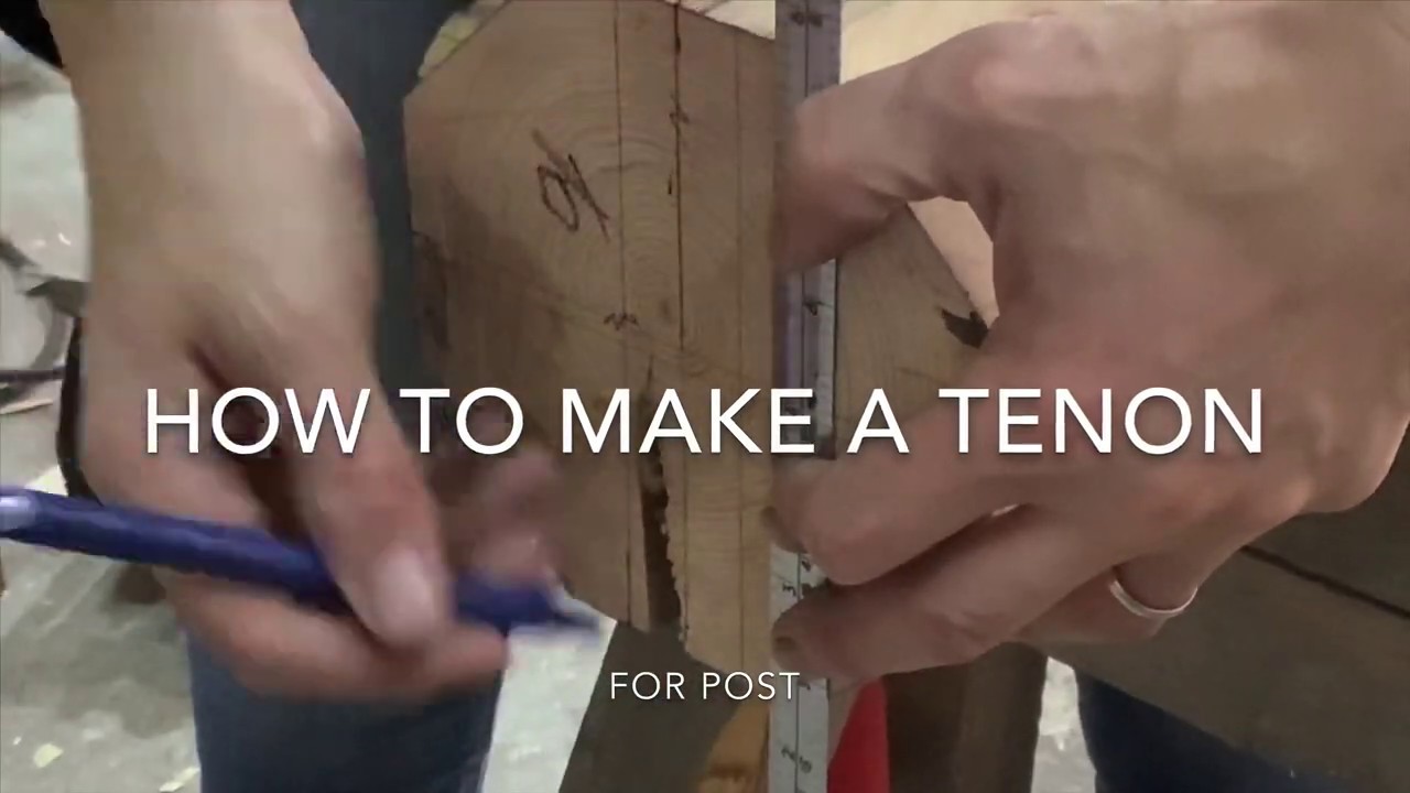 Japanese torii gate production day23. How to make a tenon 宮大工が職人技で教える初心者のための鳥居の作り方