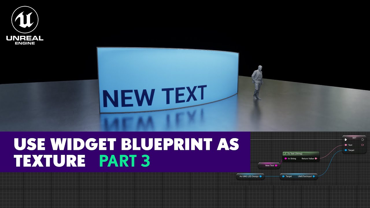 How to change text in Widget Blueprint : Unreal Engine Tutorial : Part 3