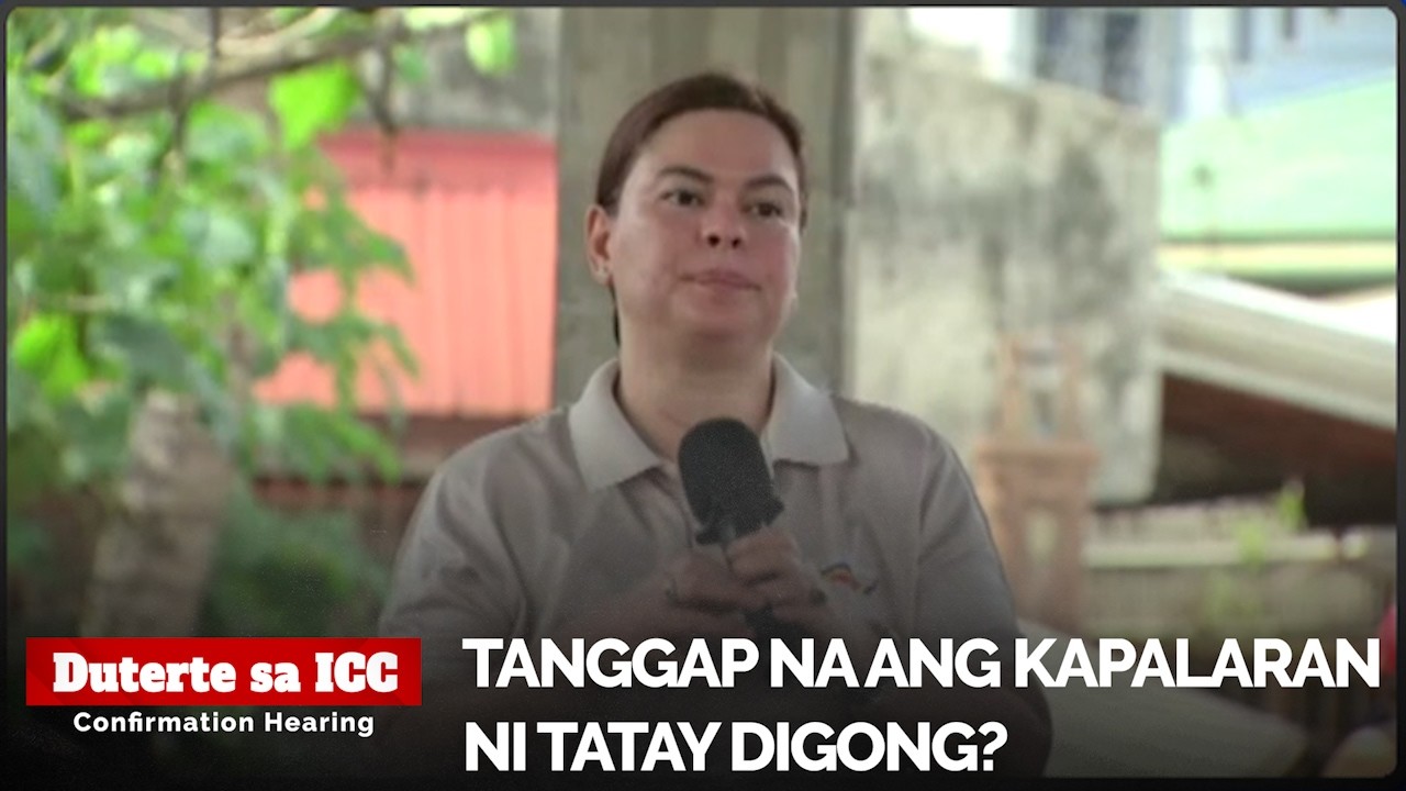VP Sara: Tanggap na namin ang kapalaran ni Tatay Digong sa ICC | Duterte sa ICC