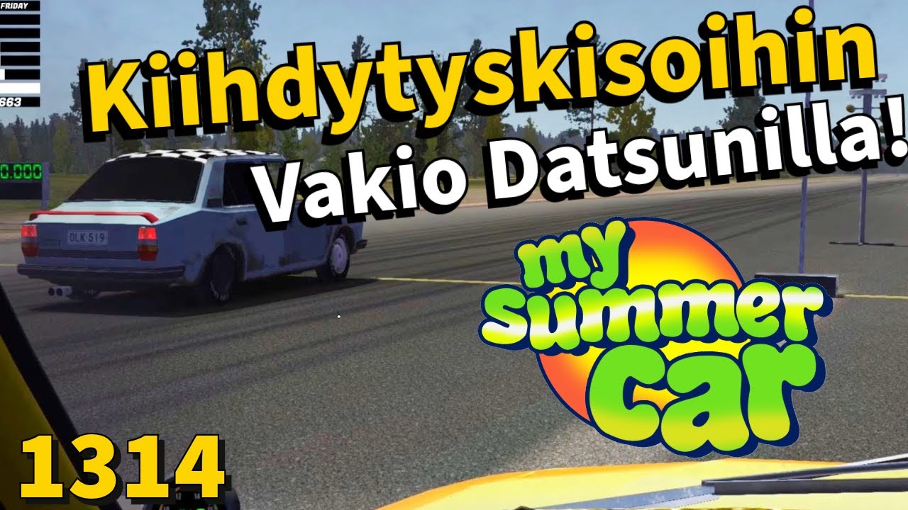 My Summer Car #1314 | KIIHDYTYSKISOIHIN VAKIO DATSUNILLA!