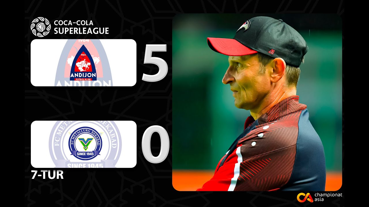 Superliga. Andijon - Metallurg 5:0. Highlights