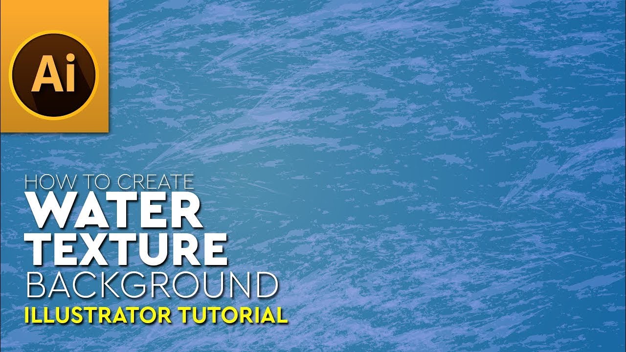 How to Create Vector Sea Water Texture in Illustrator Tutorial