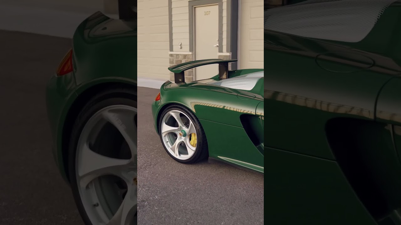 2005 Porsche Carrera GT presented in British Racing Green