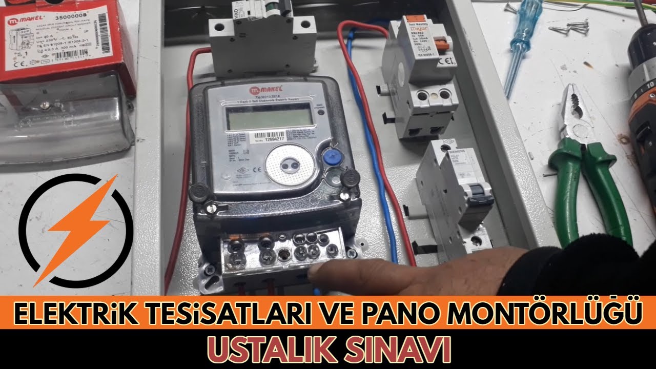 ⚡ Elektrik Tesisatları ve Pano Montörlüğü Ustalık Sınavı ⚡