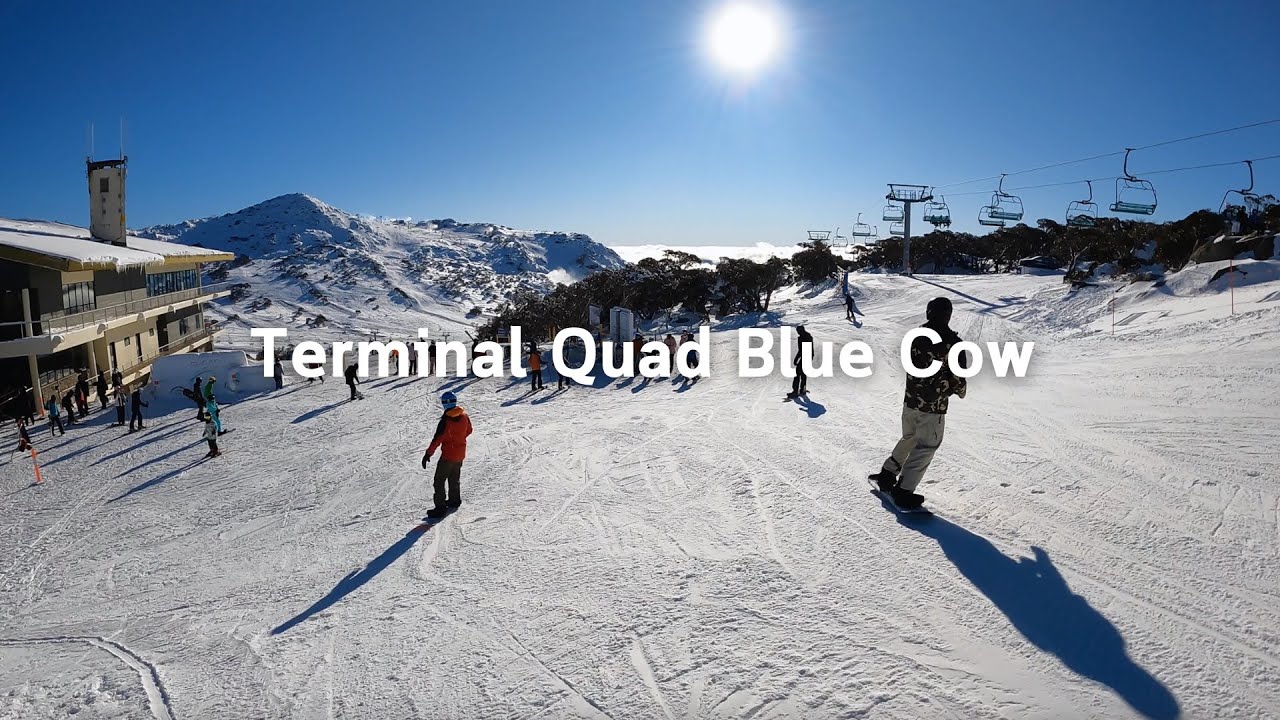 Terminal Quad Ski Run Blue Cow July 2024