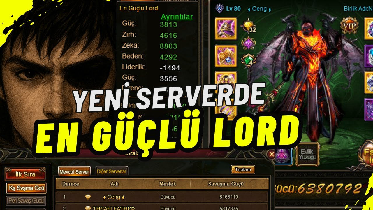 Legend Online Yeni Serverde ' En Güçlü Lord ' Oldum !