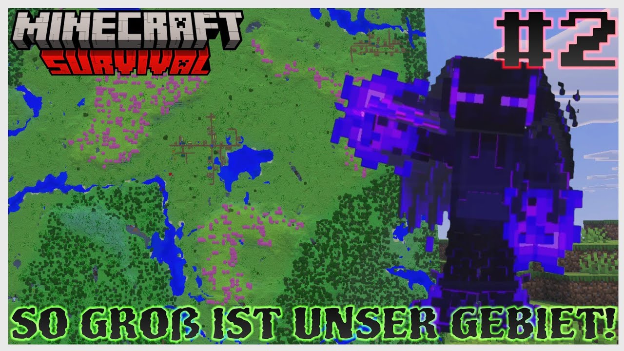 SO GROß IST UNSER GEBIET! | MINECRAFT SURVIVAL #2 [Deutsch]