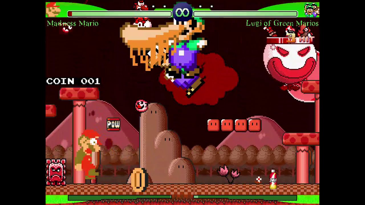 Flame Mane RMB #133 - Madness Mario Vs Lugi of Green Marios