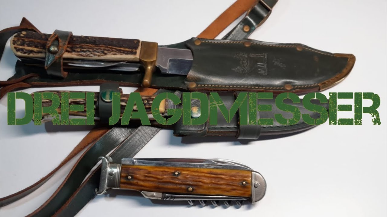 3 Jagdmesser aus 3 Gesellschaftsformen