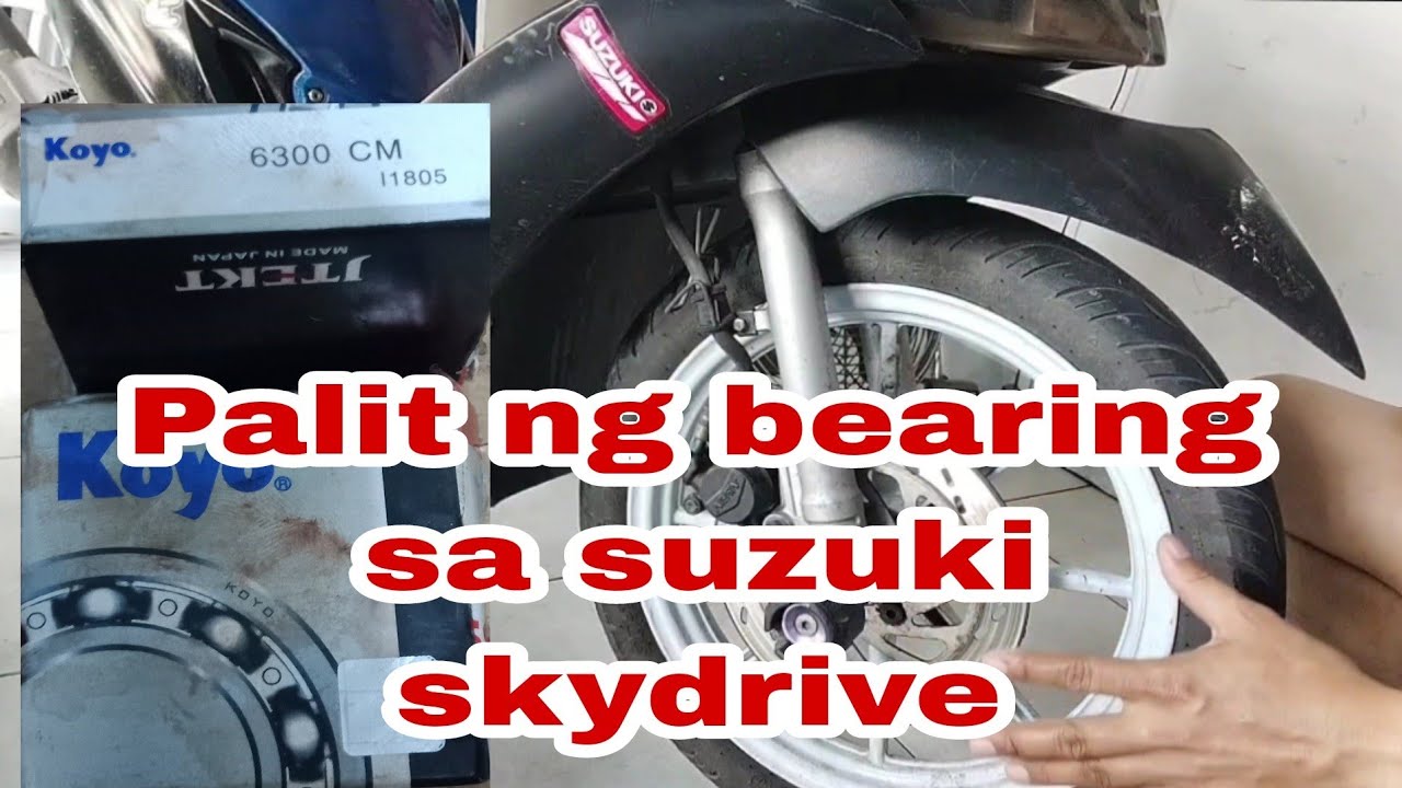 Palit bearing ng suzuki skydrive, ang sukat ng bearing 6300