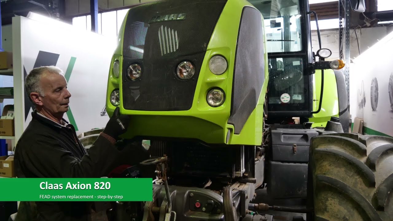 Claas Axion 820 FEAD Change - INA SCHAEFFLER