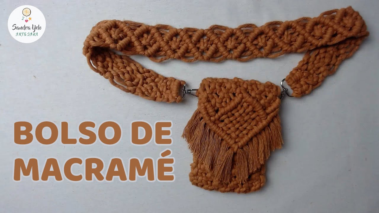 👜BOLSO DE MACRAMÉ🪢