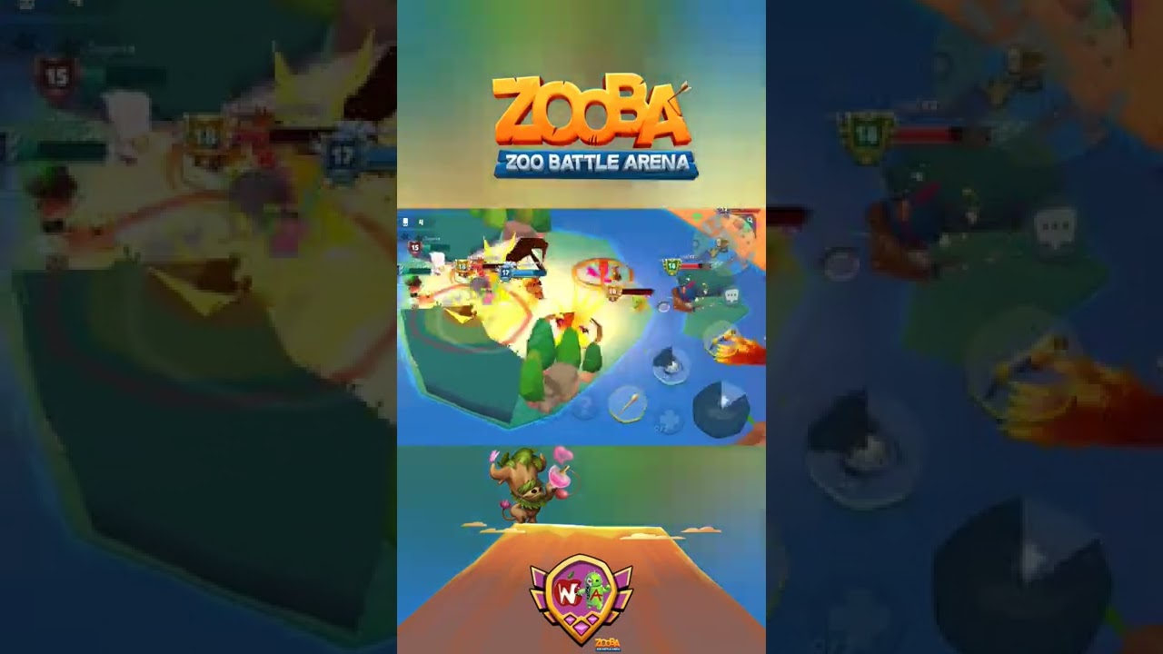 BUCK 17 VS TEAM LVL 18 / BUCK DUKE IRIS LEVEL 18 / ZOOBA ZOO BATTLE ARENA