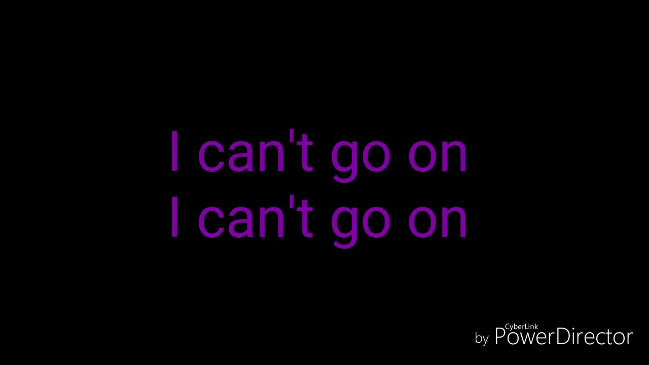 I can't go on-lyrics-robin Bengtsson