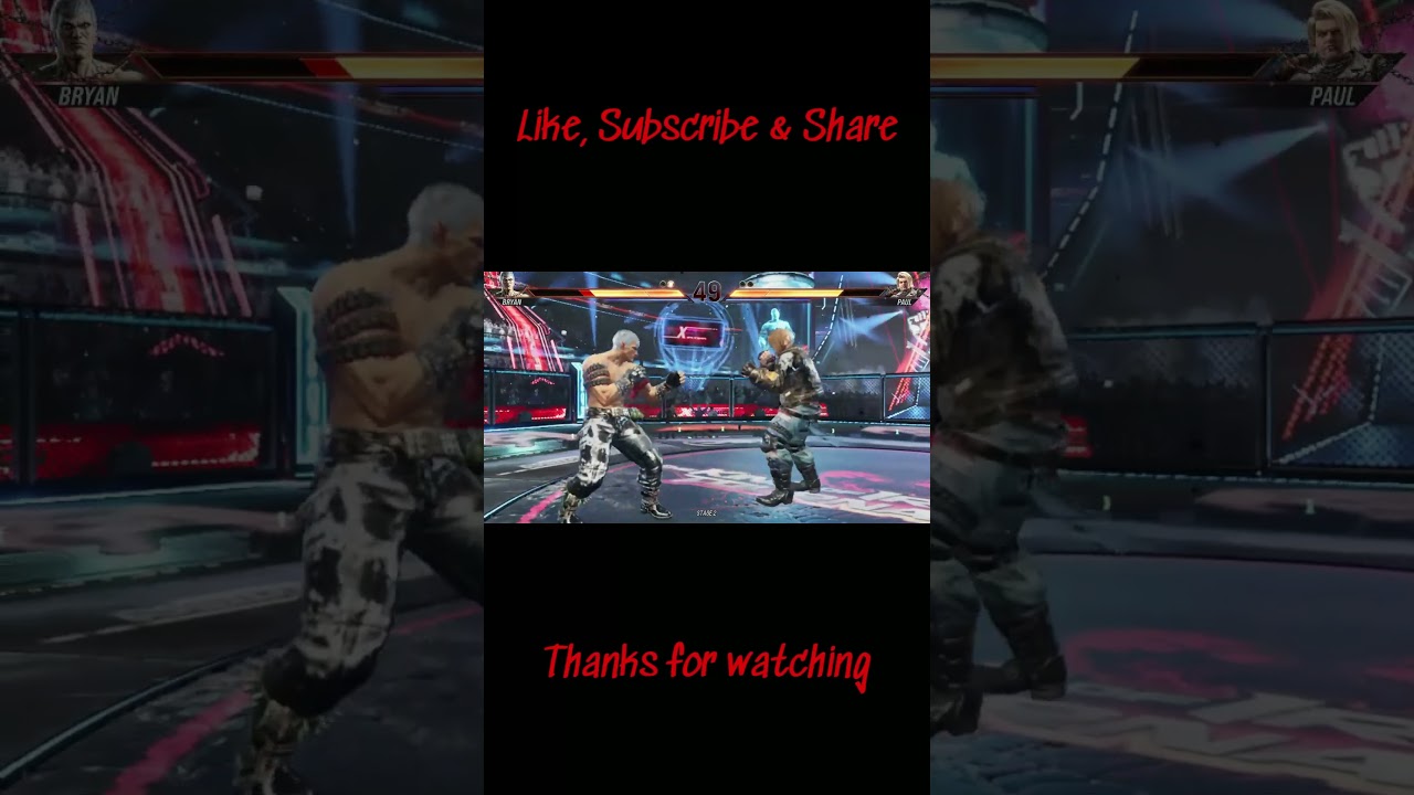 Tekken 8 Bryan Vs Paul #tekken8 #tekken  #pcgames