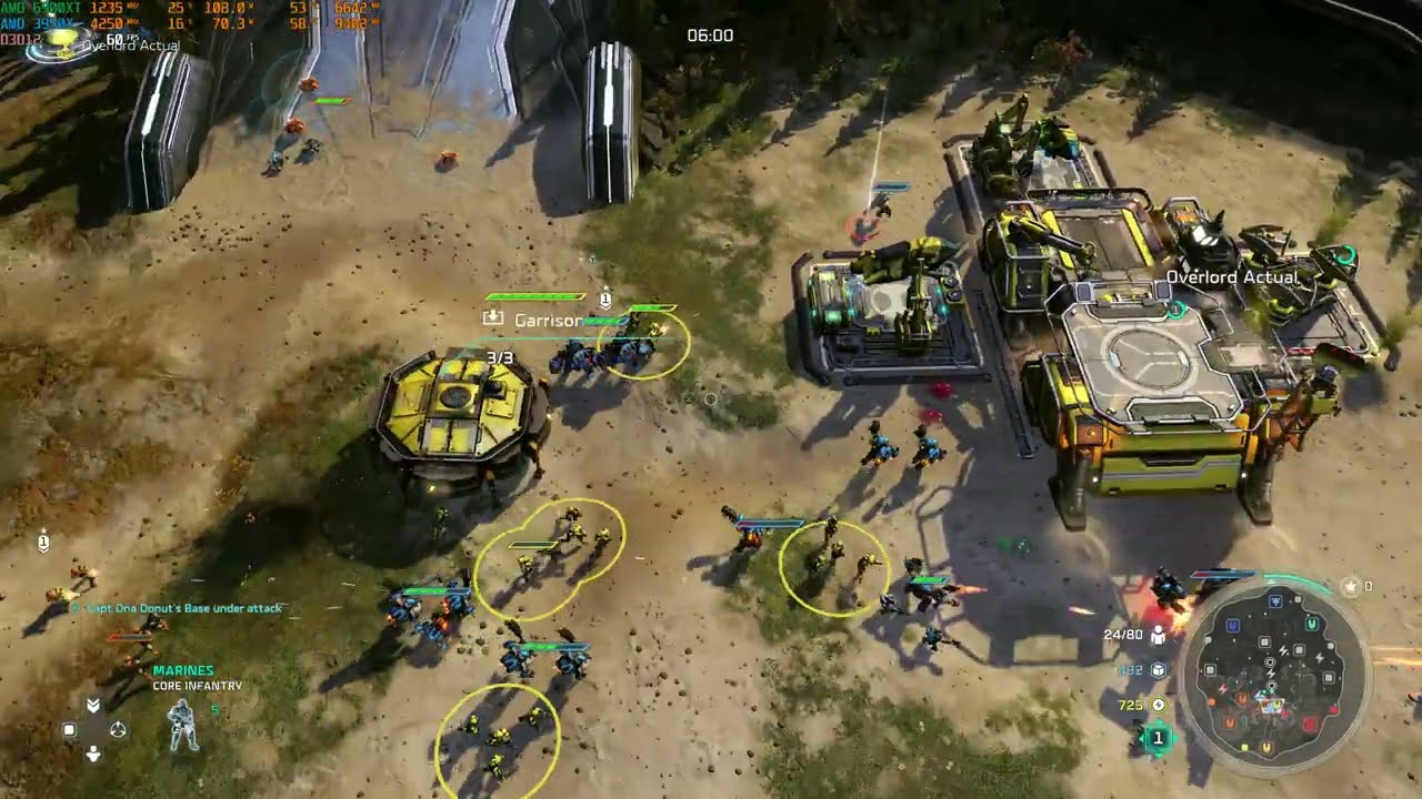 Halo Wars 2 Vault Deathmatch 3v3 PvE as Sgt. Johnson with Capt Dna Donut