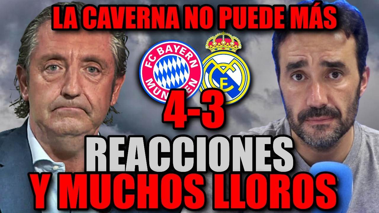 🔥🤣 *TREMENDO* REACCIONES Y LLOROS AL BAYERN MUNICH 4-3 REAL MADRID: RONCERO EXPLOTA POR CAMAVINGA