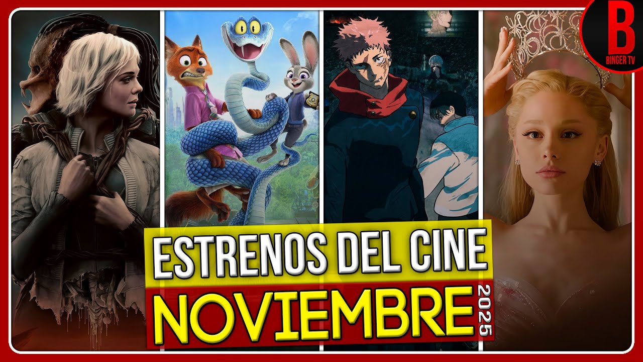 ESTRENOS del CINE NOVIEMBRE 2025 | Pel&iacute;culas que se Estrenan en Noviembre 2025