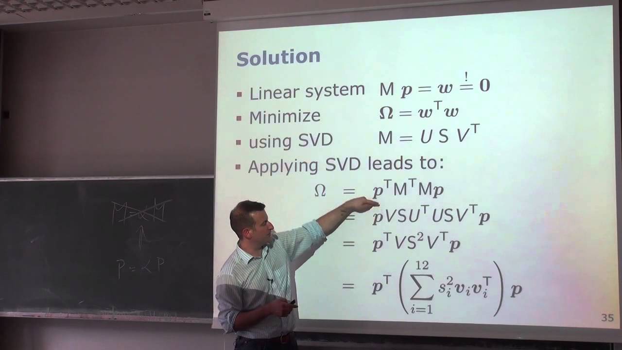 Photogrammetry I - 16a - DLT & Camera Calibration (2015)