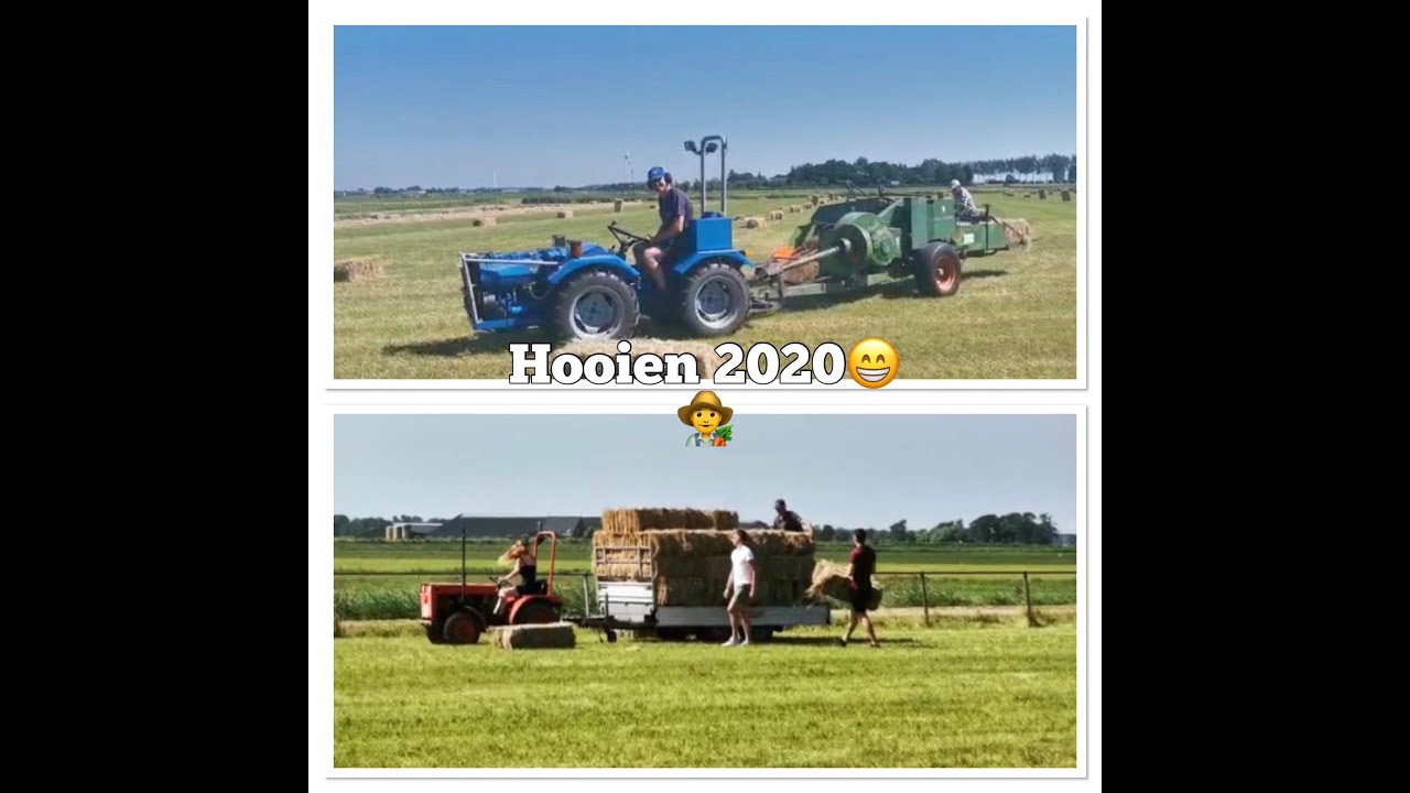 Hooien juni 2020  kleine balen met de Galliani balenpers  #superpappa | vlog 28 |