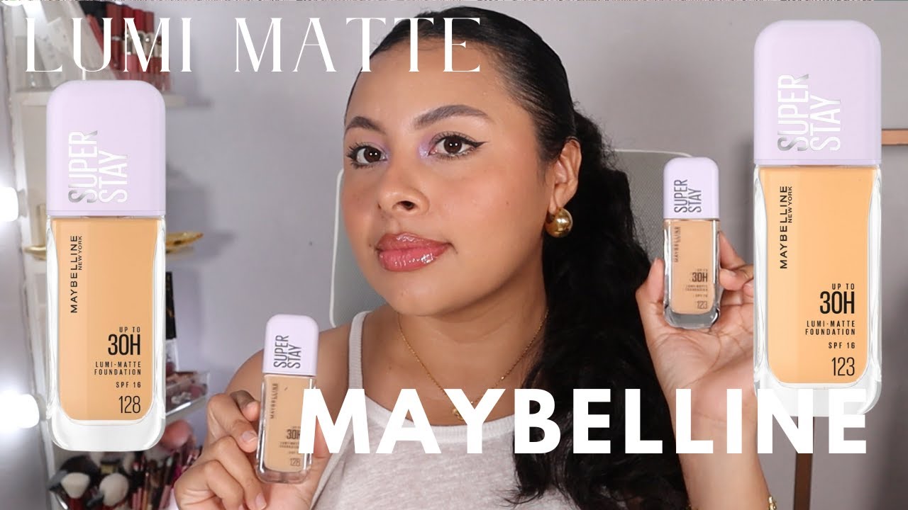 Actualización y NUEVO TONO MAYBELLINE LUMI MATTE tono 128 y 123 | HolaLizy 🦋