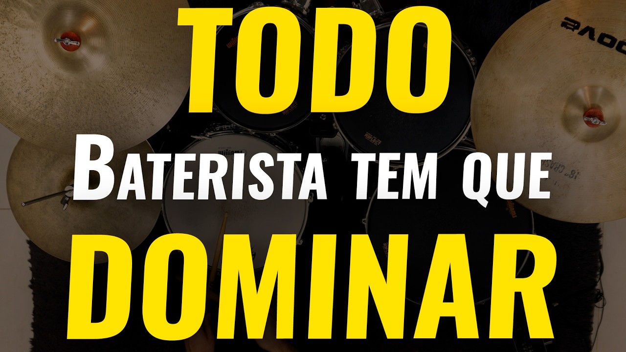 Quais ritmos aprender primeiro na bateria (Os 5 MELHORES)