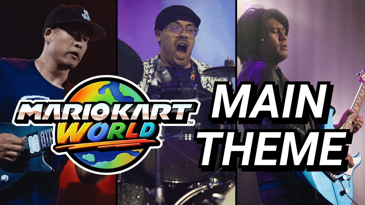 Mario Kart World ГЛАВНАЯ ТЕМА — Live Funk-Rock Band Ver. | DPGN Pax West 25'